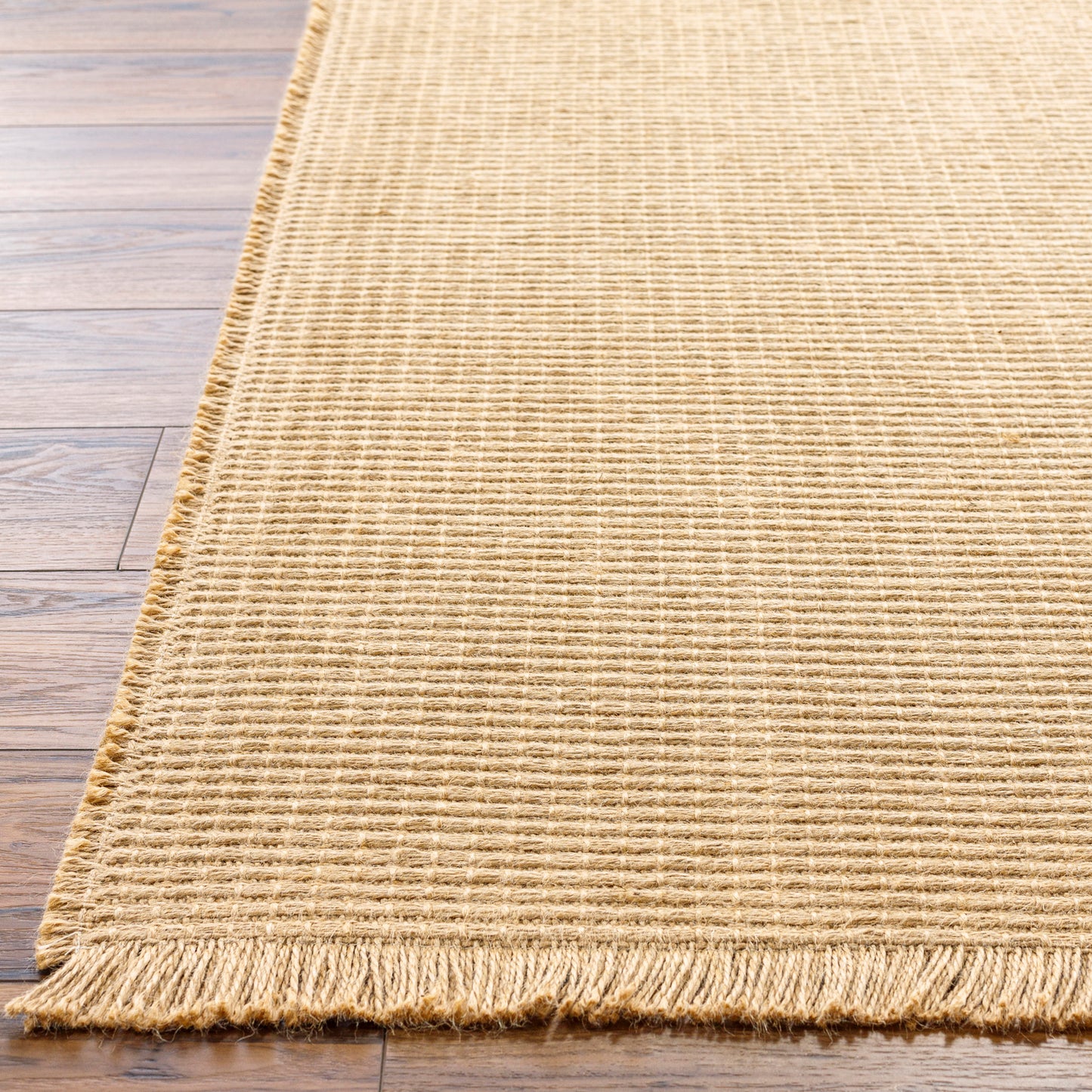 HENDY Jute Vloerkleed I Loper Gang, Hal- Woonkamer, Slaapkamer I Modern Boho Tapijt, Natuurlijke Vezels, Bestendig I LichtKastanje