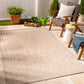 AGENCY Buitenkleed met Jute-Look I In & Outdoor Boho Weerbestendig Tapijt, Terras, Balkon, Veranda, Keuken, Tuin I Beige, Ivoor