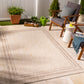 AGENCY Buitenkleed met Jute-Look I In & Outdoor Boho Weerbestendig Tapijt, Terras, Balkon, Veranda, Keuken, Tuin I Beige, Ivoor